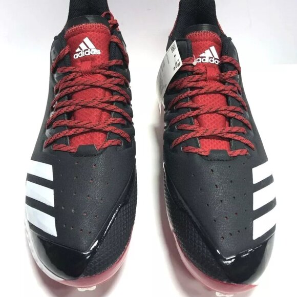 adidas Other - Adidas Men’s Icon Bounce Red/Black Baseball Cleats Size 13.5M
